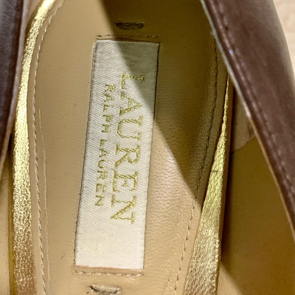 Ralph Lauren Brown Leather Pumps, Size 9 - EUC - Picture 6 of 9